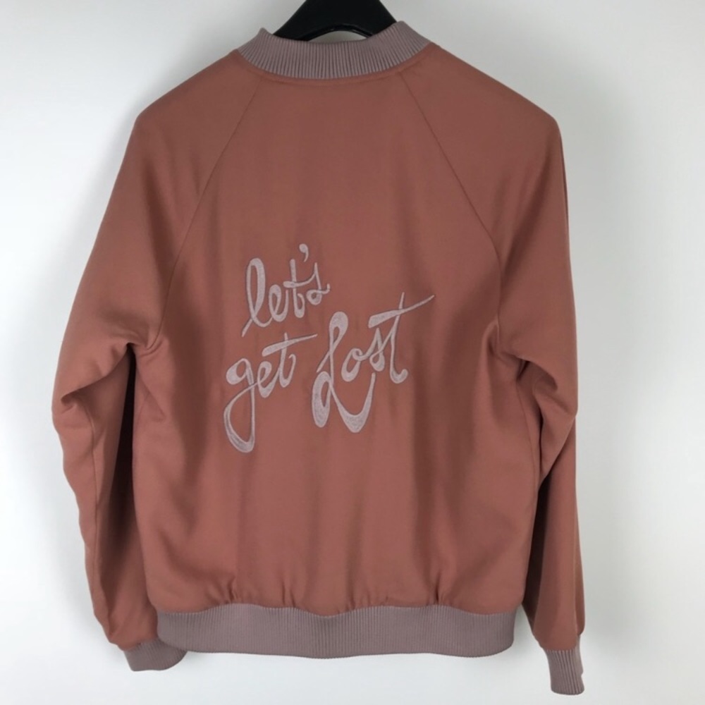 Lovers + Friends Let’s get lost bomber jacket
